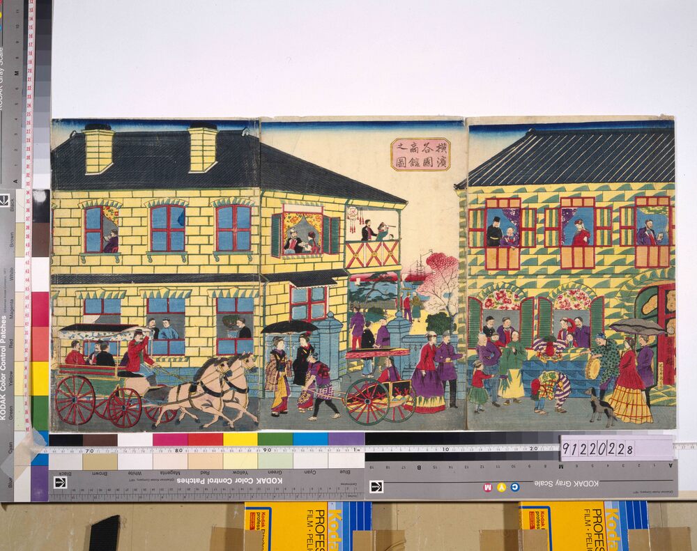 横浜各国商館之図 | ToMuCo - Tokyo Museum Collection