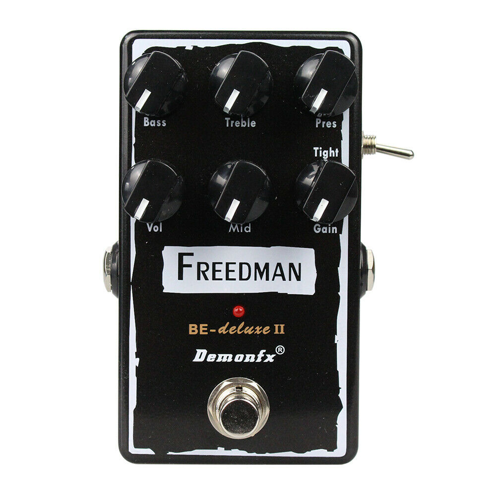 Demonfx FREEDMAN BE-Deluxe II Distortion Guitar Effect Pedal