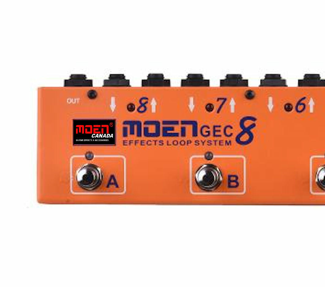 MOEN Canada GEC-8 LP8-O Orange Looper Commander Effect Pedal