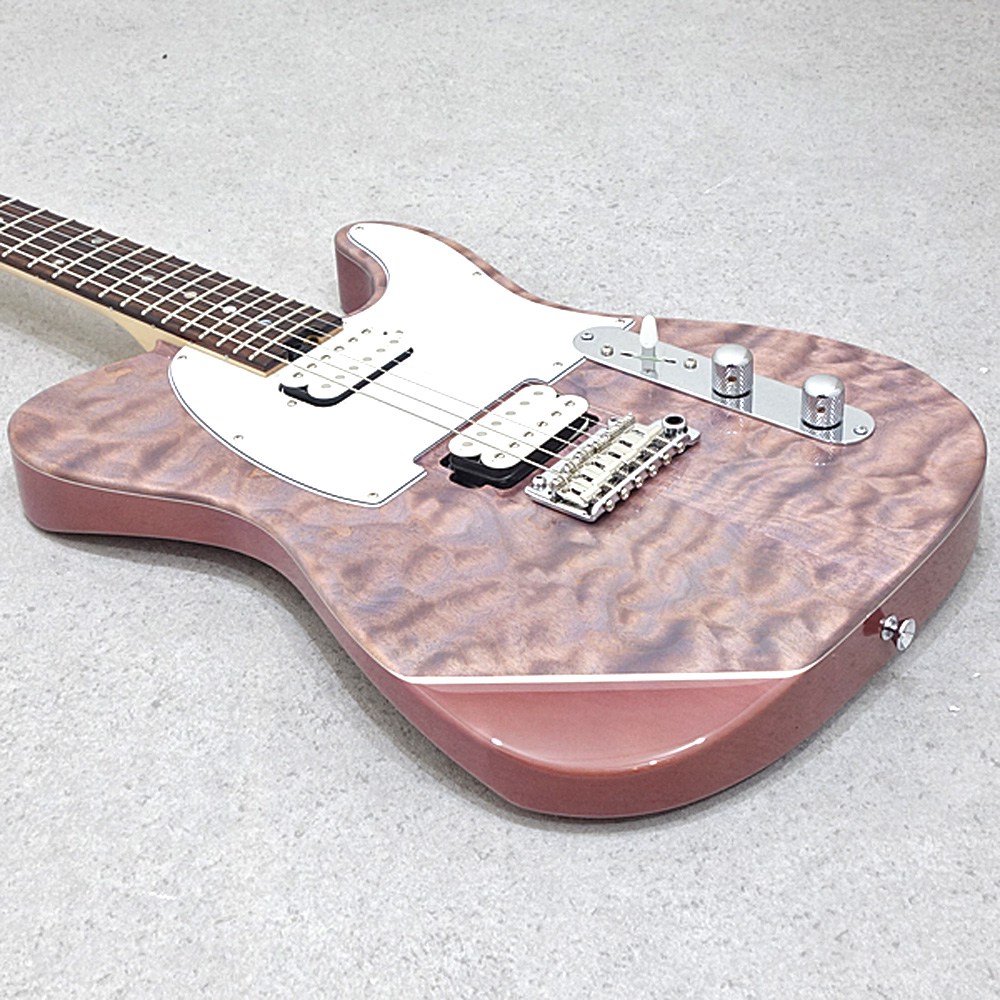 Kz Guitar Works TL Trad 22 2H5 Quilted Maple Pale Purple