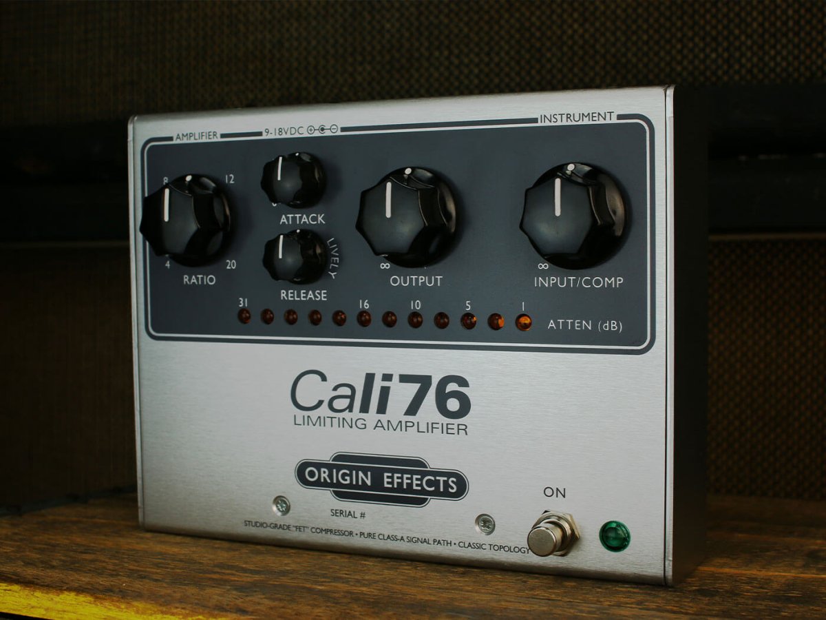 Origin Effects reissues the Cali76-TX compressor pedal