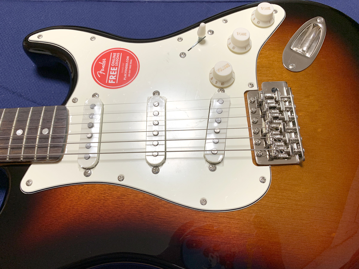 スクワイヤーのストラトを買ってみた SQUIER CLASSIC VIBE '60S