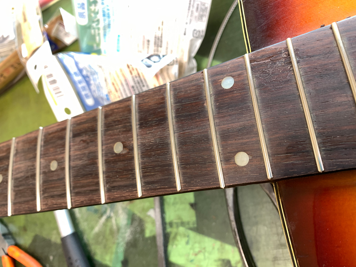 ジャンクの12弦アコギ その後 春日楽器 Silver Mellow Tone w-13 - 40