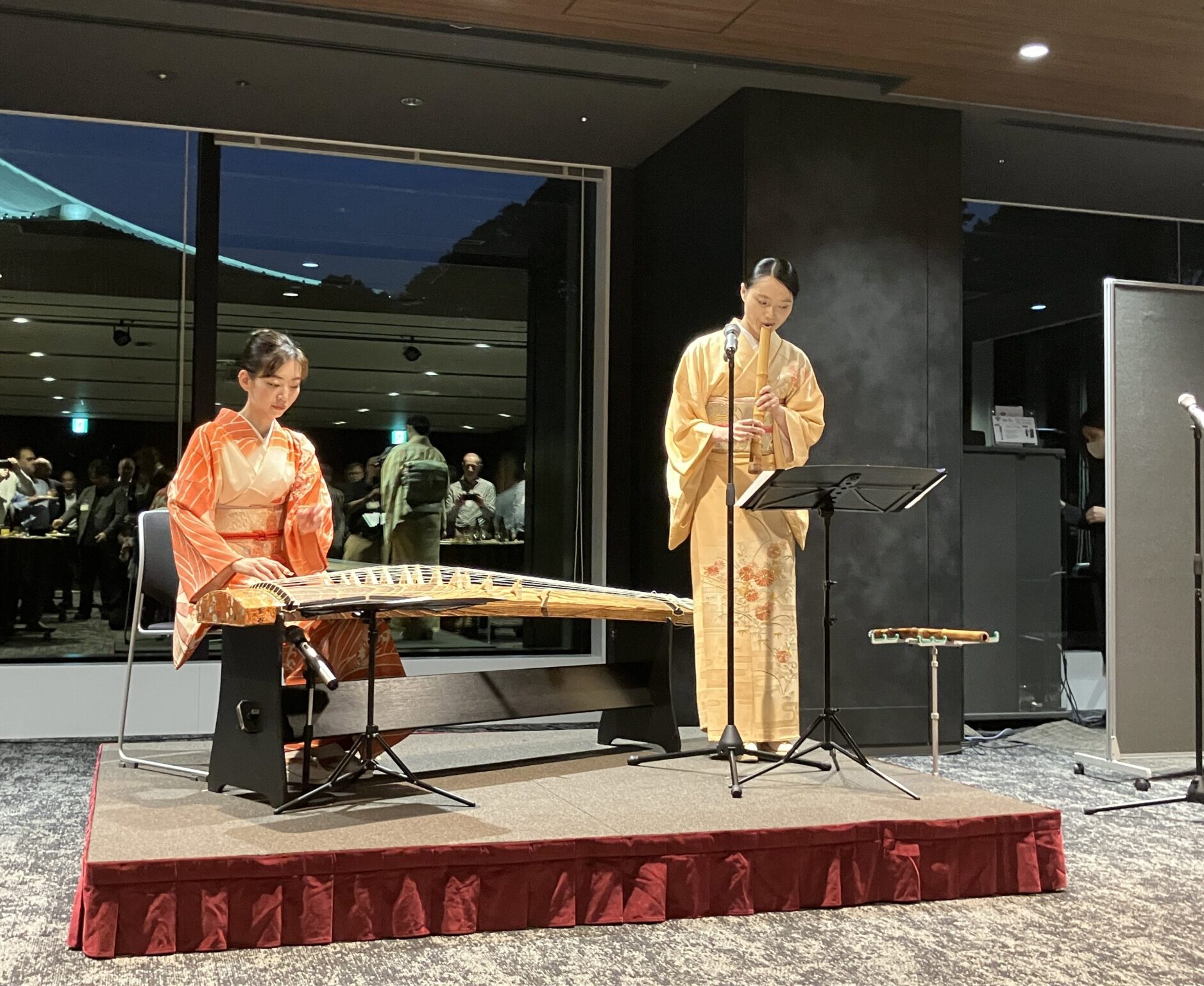 和楽器二重奏（尺八・お箏）】 国際イベント生演奏 九段会館テラス響芸