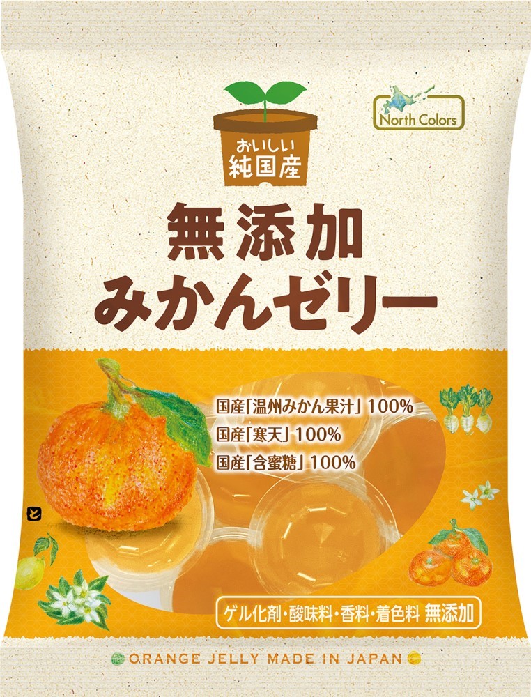 純国産 みかんゼリー｜ゼリー、水菓子｜お菓子｜商品情報｜ムソー株式会社