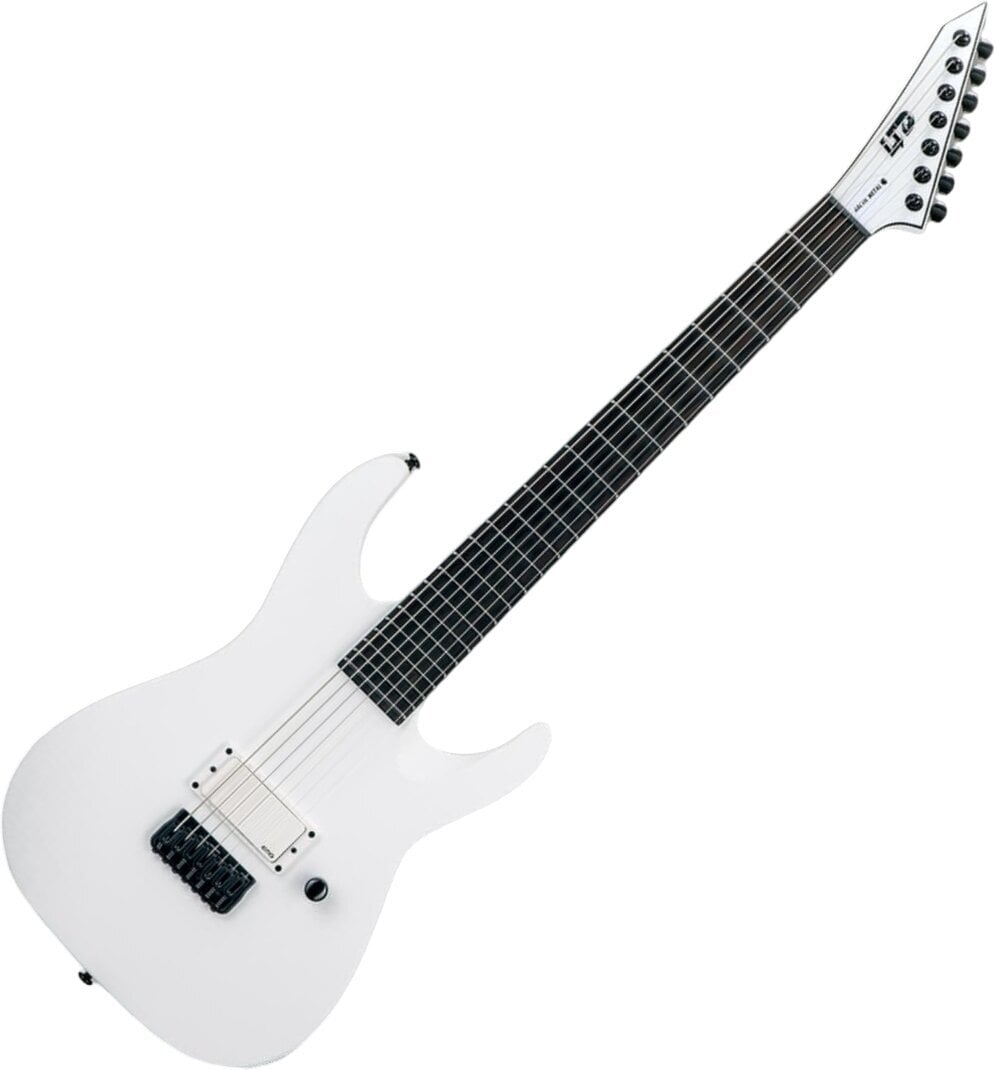 ESP LTD M-7HT Snow White 7-string Electric Guitar - Muziker
