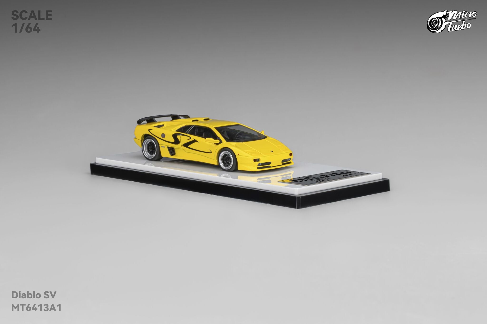 Microturbo - 1/64 Custom Diablo SV - Metallic Yellow