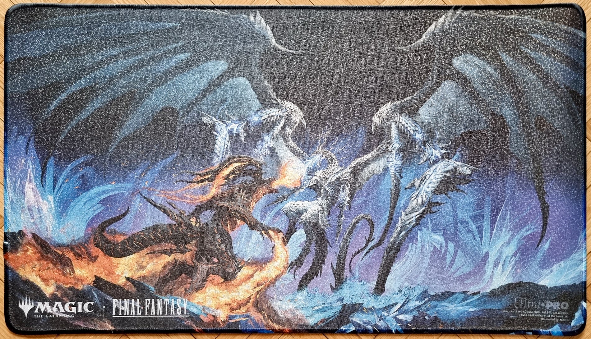 Bahamut and Ifrit - Nino Is - Final Fantasy – MTGPlaymats