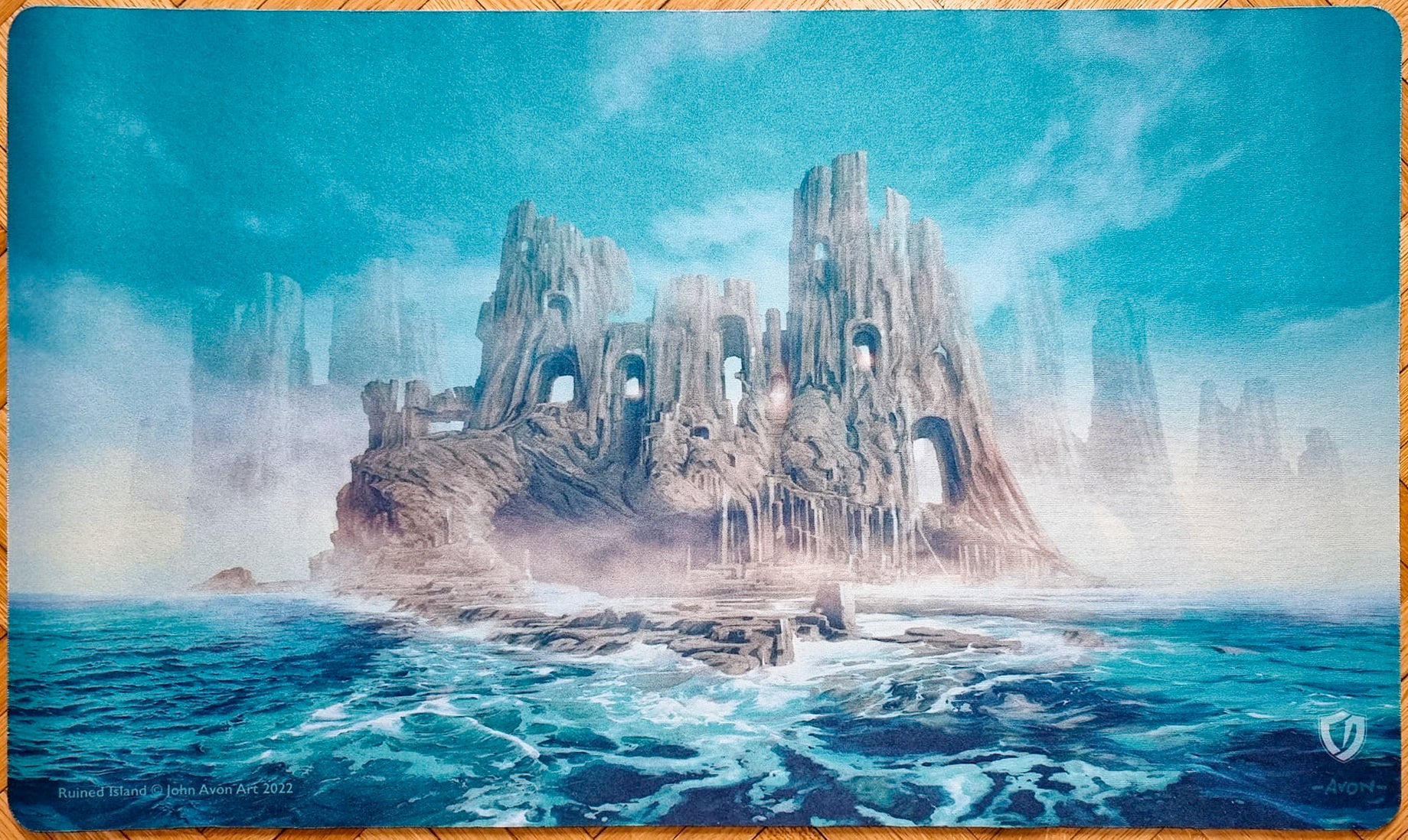 Ruined Island - John Avon - MTG Playmat – MTGPlaymats
