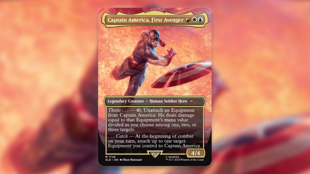 キャプテン・アメリカのSecret LairはMTGの装備愛好家の夢