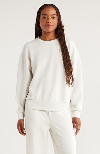 Zella Ultrasoft Boxy Crew Sweatshirt | Nordstrom
