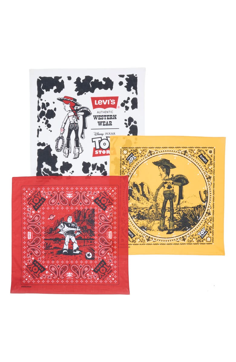 Levi's® x Toy Story 3-Pack Assorted Bandanas | Nordstrom