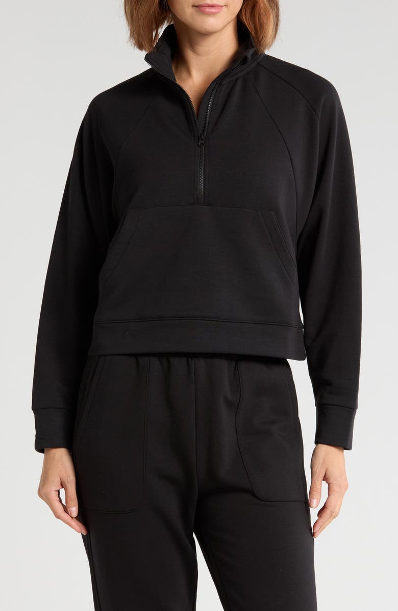 Z by Zella Cozy Knit Half-Zip Sweatshirt | Nordstromrack