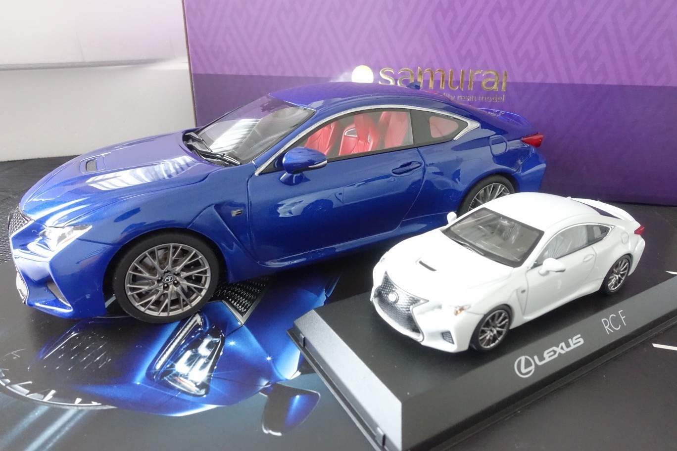 京商 LEXUS RCF 1/18 samuraiシリーズ ミニカー買ってみた！: のんびり