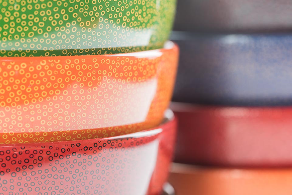 七々子塗 | 津軽塗のやさしい模様