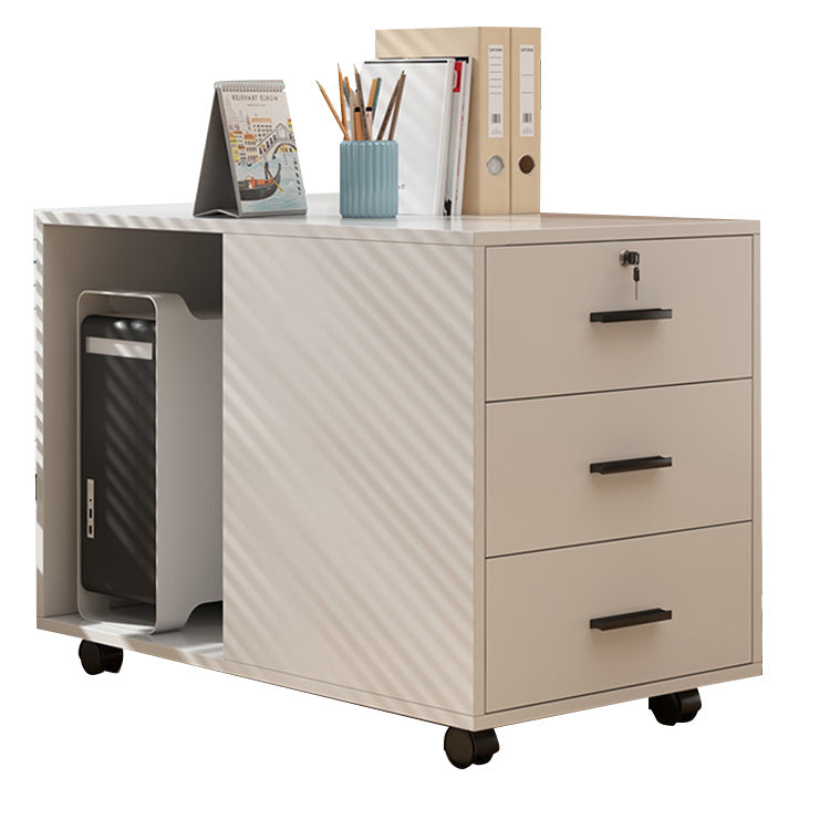 木製キャビネット,デスクワゴン,引き出し,オフイス収納,鍵付き