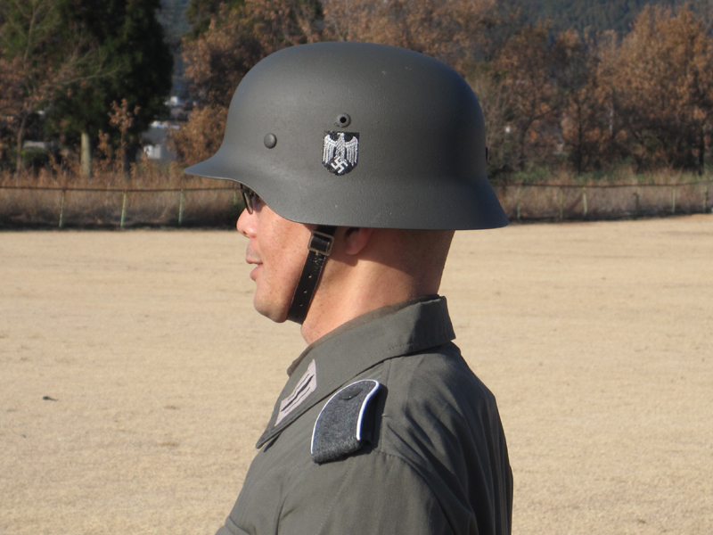 ドイツ国防軍 M35タイプ・プラ製ヘルメット (サムズミリタリ屋製