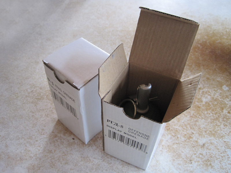 ソ連軍 F-1手榴弾＆RGD-5手榴弾 (海外製・モデル品)│ナナシノミコト