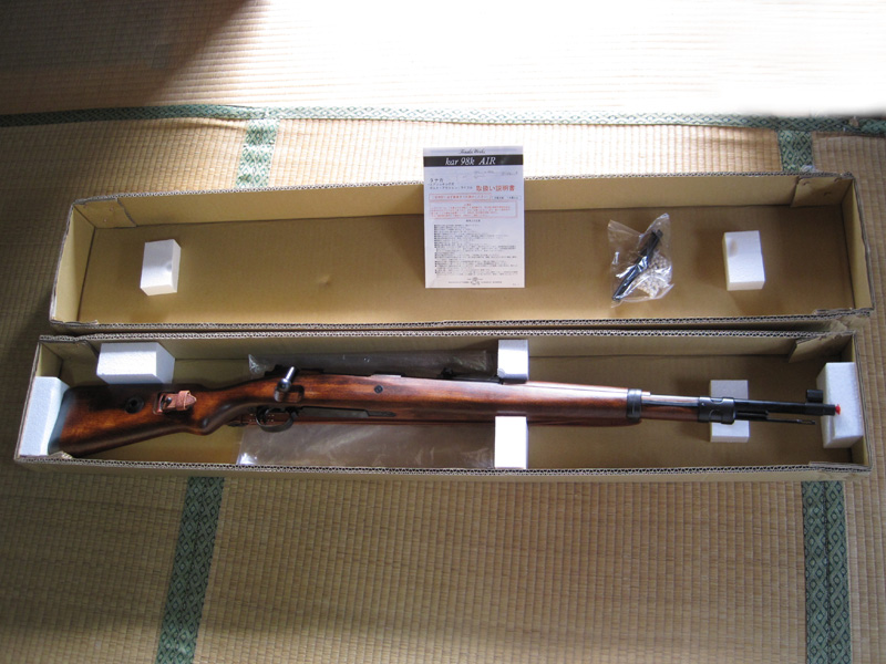 実射性能は抜群 ～ モーゼル Kar98k (タナカ製・エアコッキング
