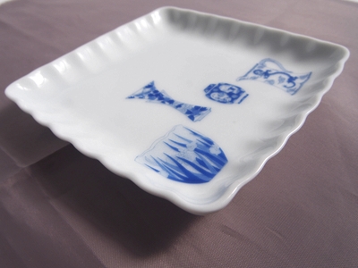 SHOP偶然と必然の間 FUKAGAWASEIJI SMALL PLATE BLUECHINA 11.5cm