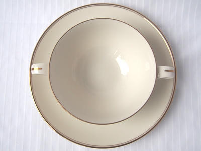ノリタケ Contemporary ファインチャイナ 兼用スープカップ＆ソーサー