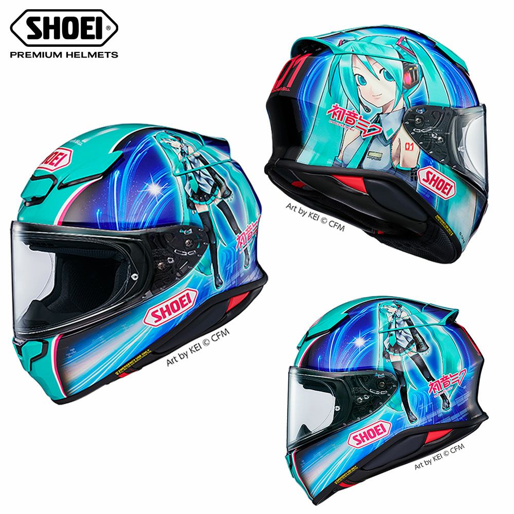 在庫限り】 SHOEI ショウエイ ヘルメットZ-8 初音ミク ゼット-エイト
