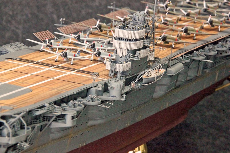 フジミ1/350日本海軍航空母艦 飛龍 徹底ディティールアップ製作記 IJN