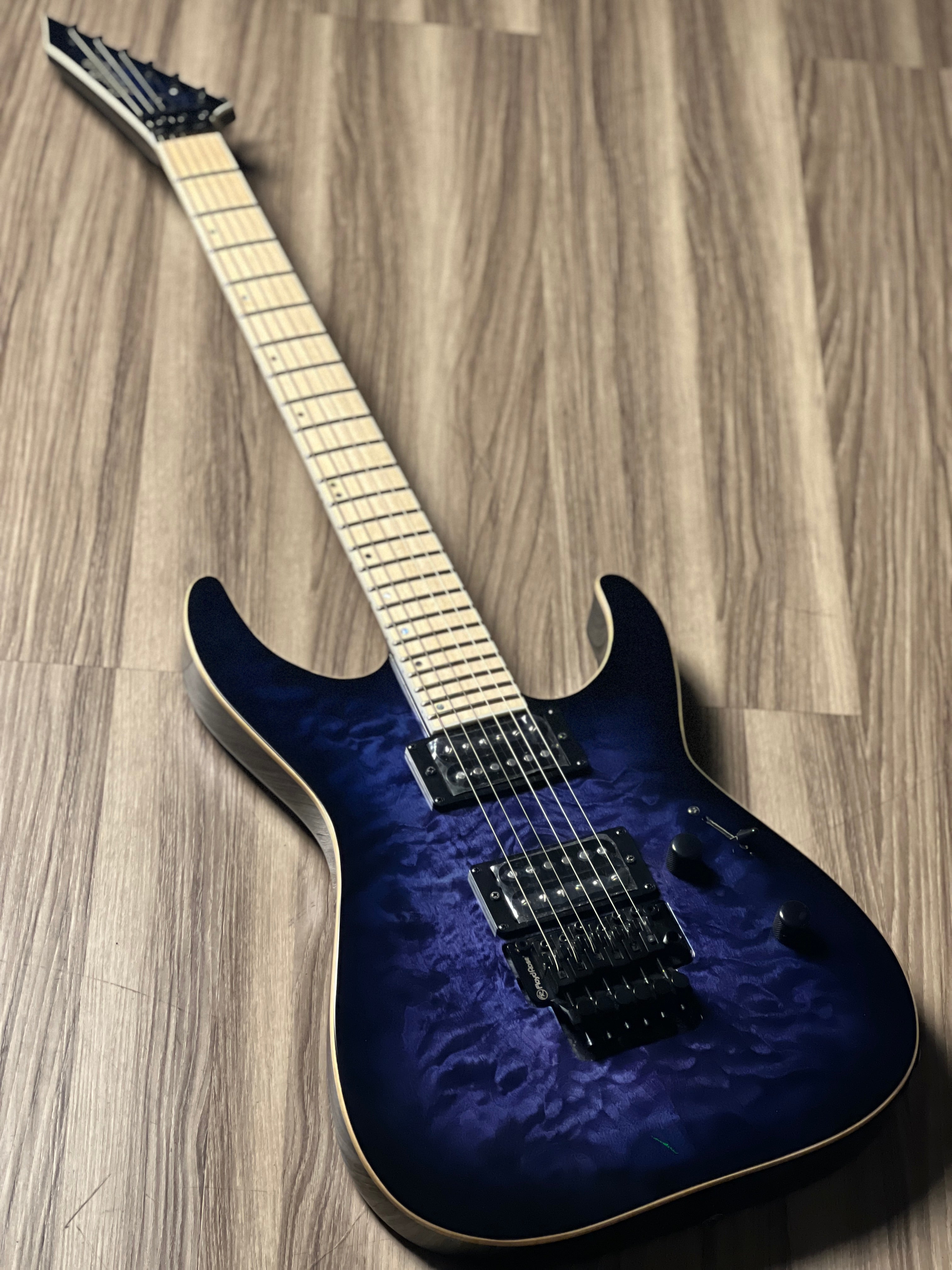 Grass Roots G MIRAGE-FR/M QM RDB in Reindeer Blue – nafiriguitar.com
