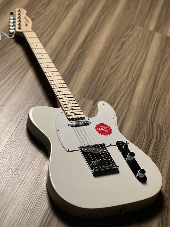 Squier FSR Sonic Telecaster Electric Guitar w/White Pickguard with
