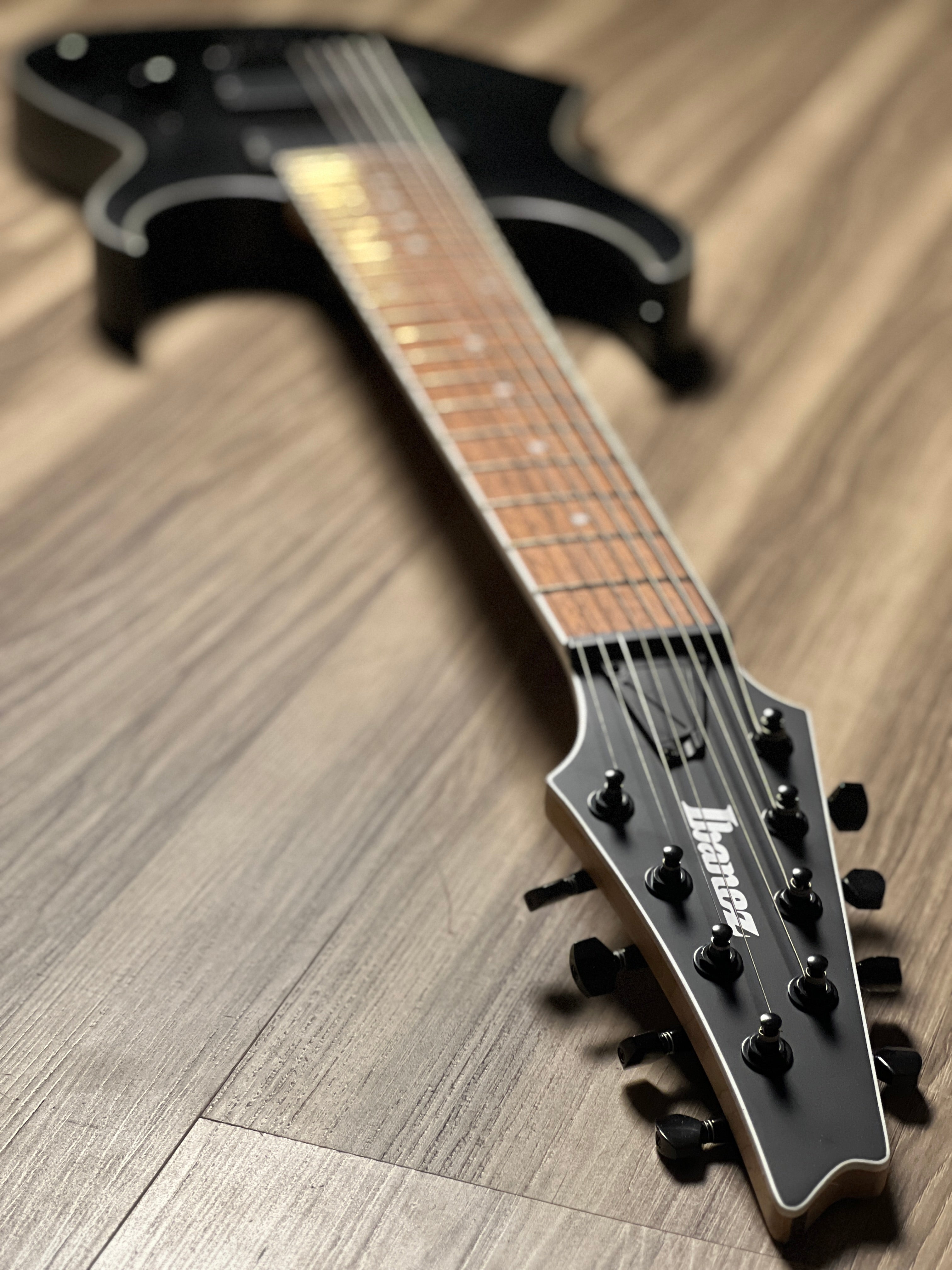 Ibanez RG8EX-BKF 8-String in Black Flat – nafiriguitar.com