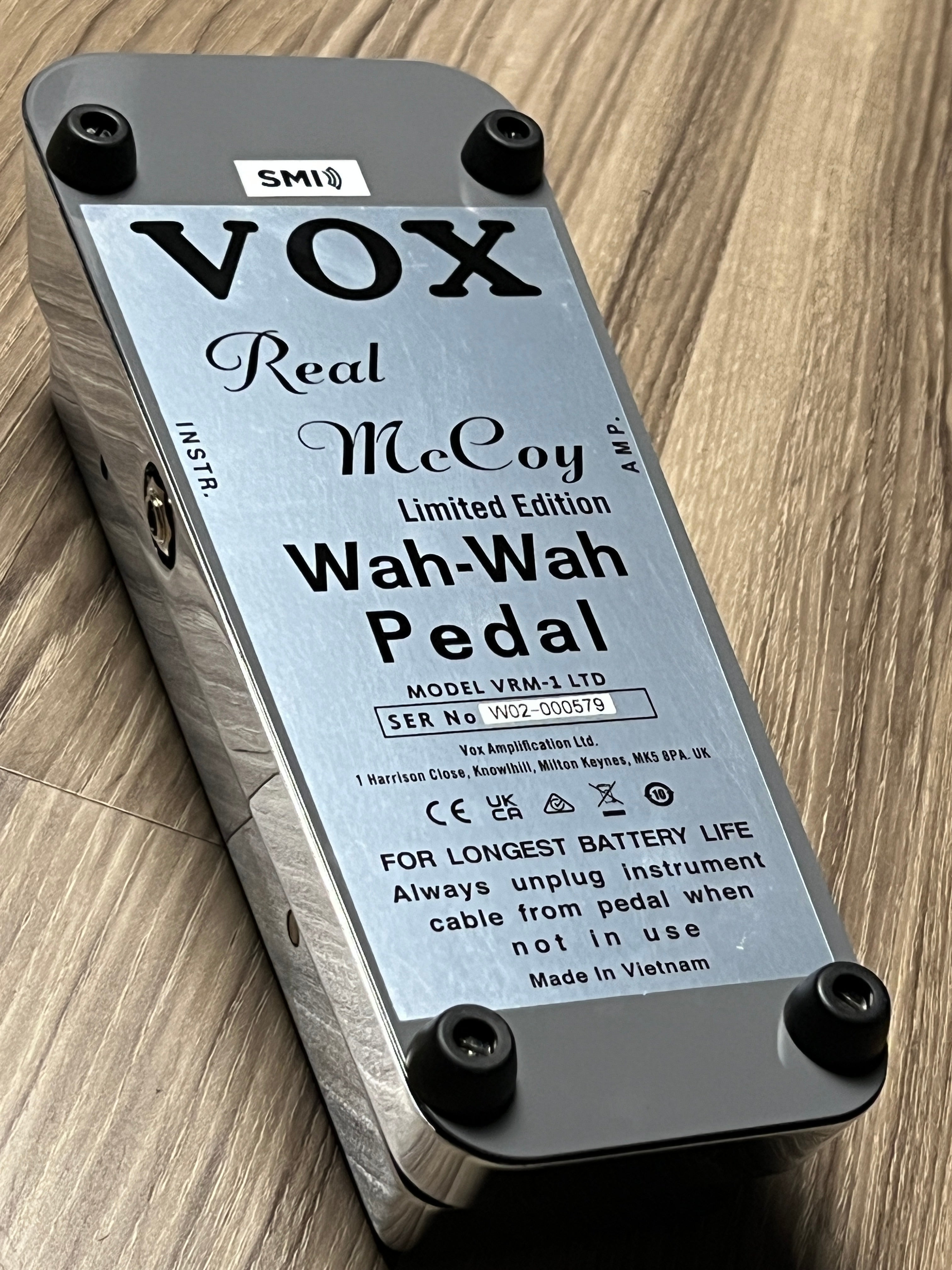 VOX-VRM-1 LTD - Real McCoy Wah Limited Edition – nafiriguitar.com