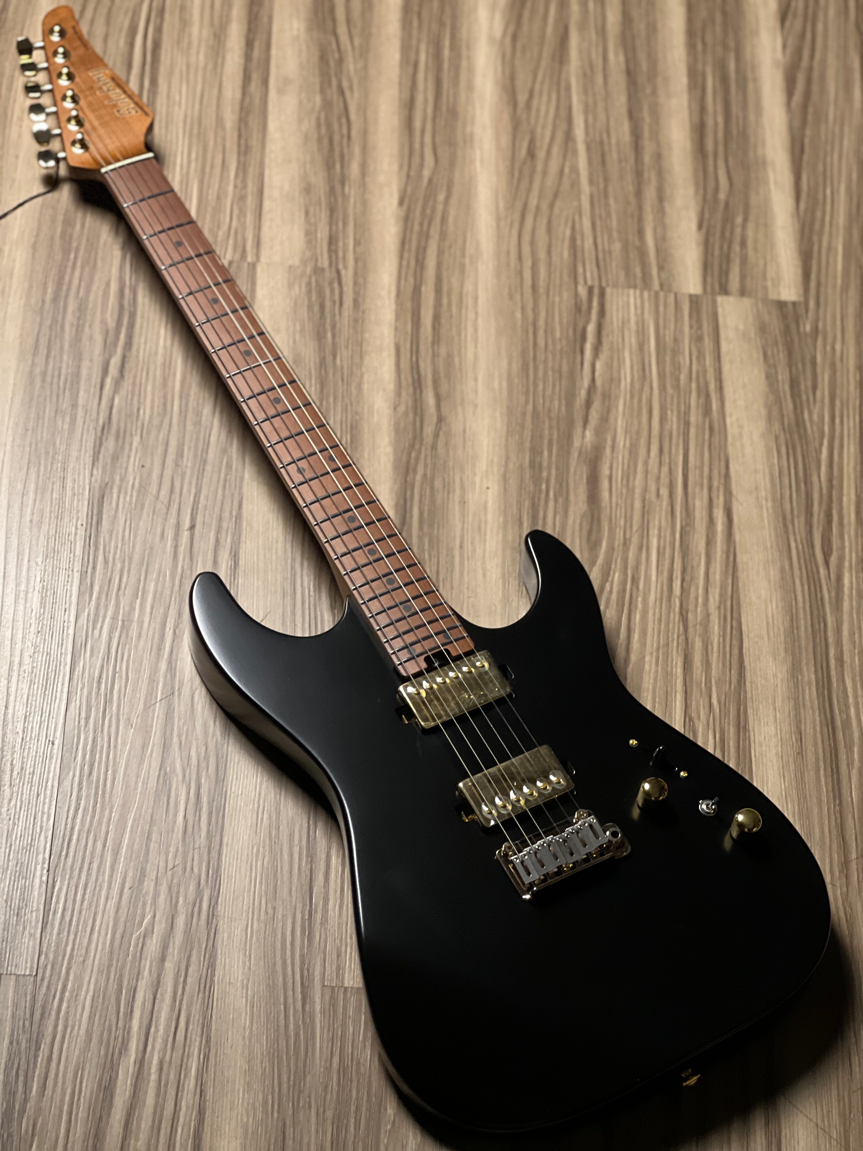 Soloking MS-1 Custom 24 HH in Satin Black Beauty Matte with