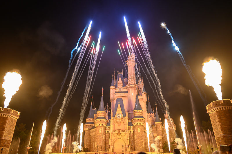 NIKON Z 6で東京ディズニーランドの夜のショーとパレードを撮りました