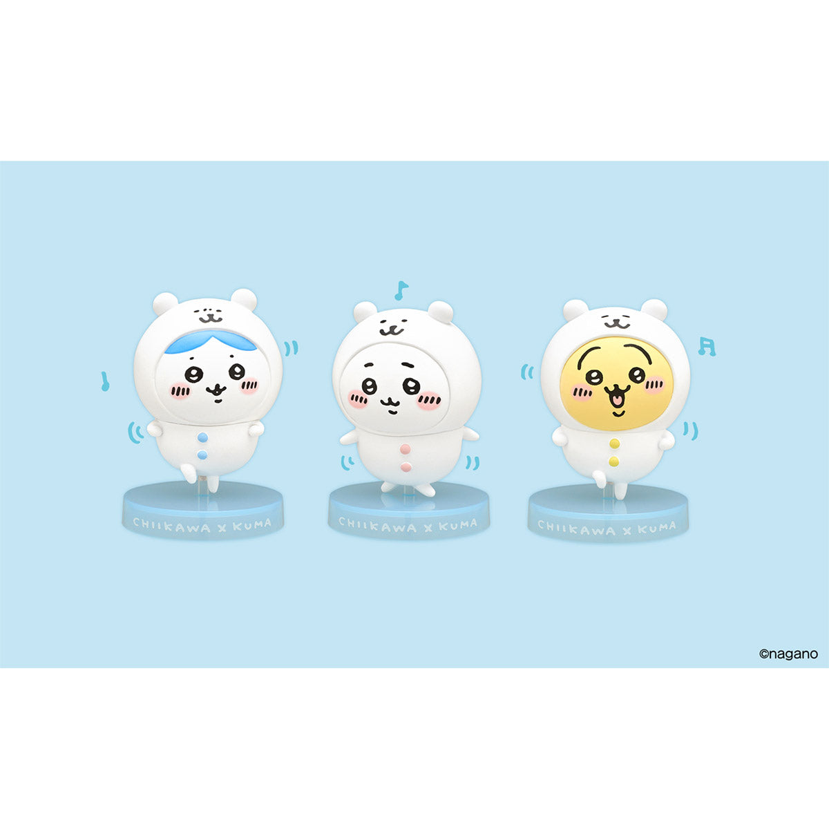 ナガノマーケット ナガノのくま×ちいかわ フィギュアマスコット（全6種