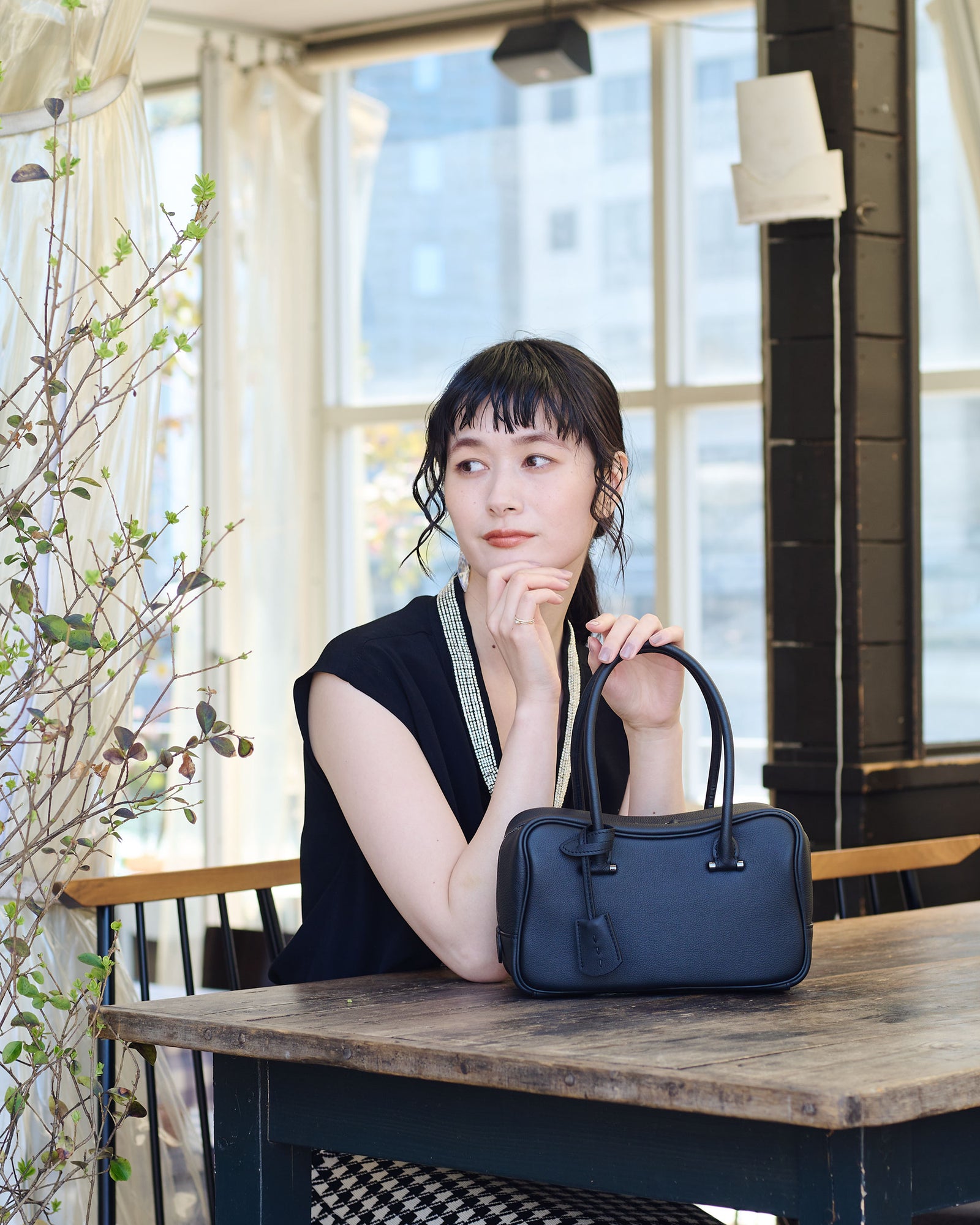 MARIE [BLACK] ｜日本製の本革バッグ・財布｜NAGATANI（ナガタニ）公式