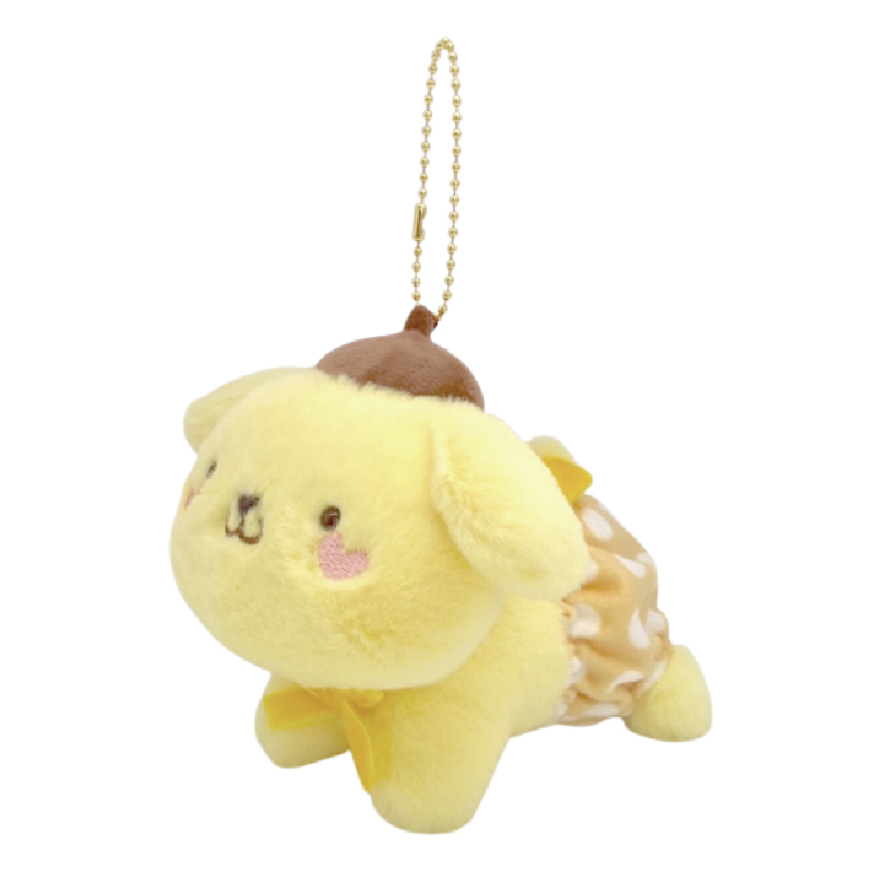 ポムポムプリン ぬいぐるみ マスコット キーホルダー ショコラ