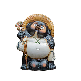 ta-087 寝たぬき(果報は練て待てねんね狸）｜信楽たぬき専門店/ネット