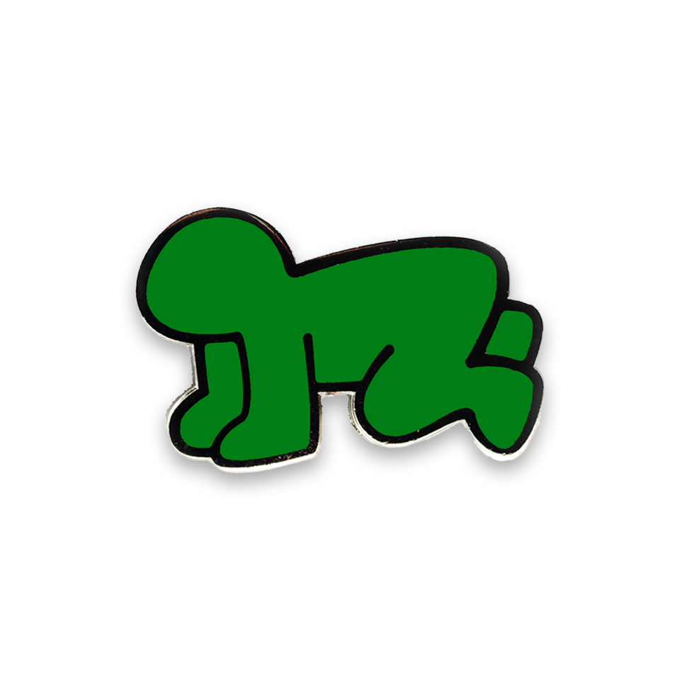 PINTRILL Keith Haring キース・ヘリング ピンバッジ Radiant Baby