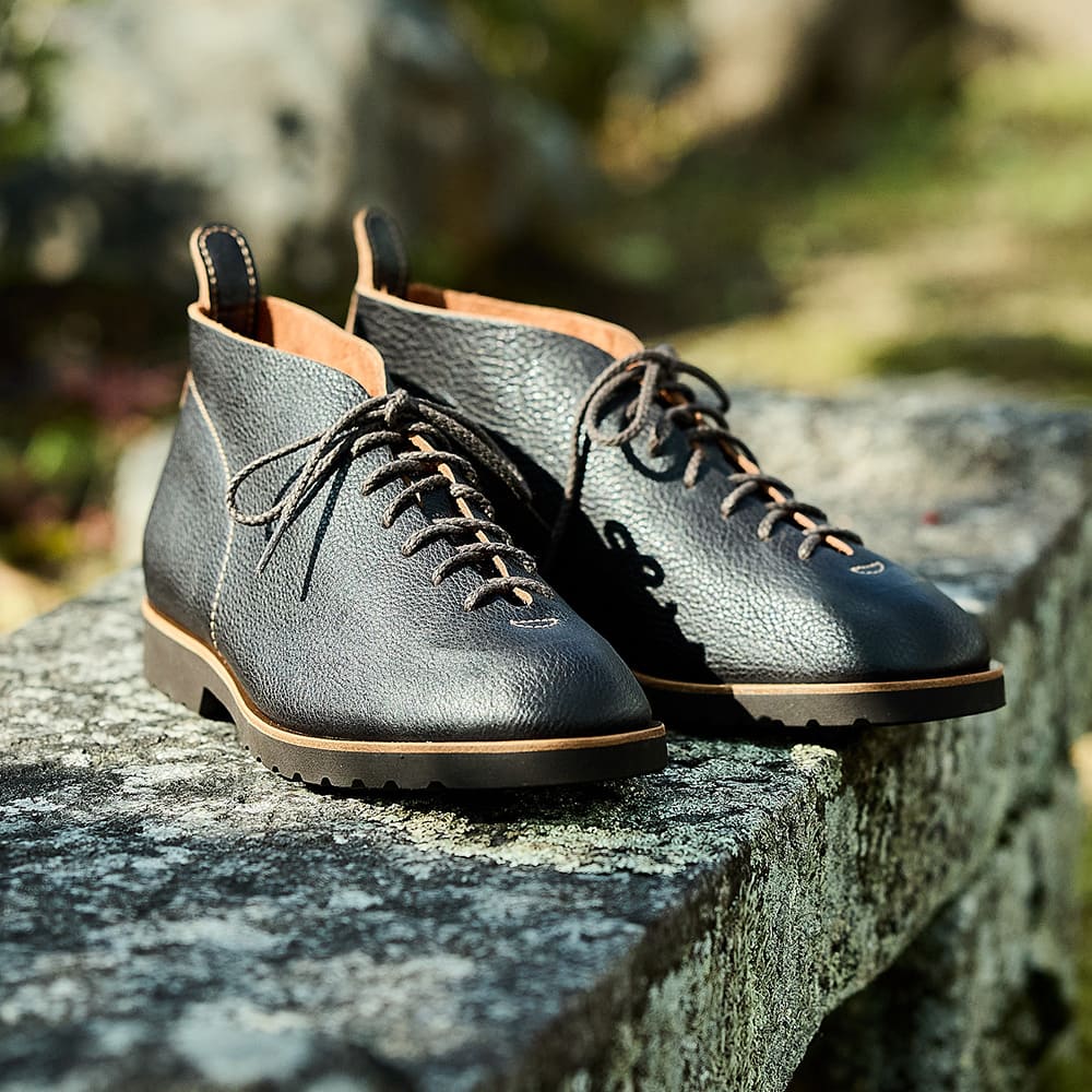 一枚革ハイカット | 奈良の靴 − KOTOKA などの革靴