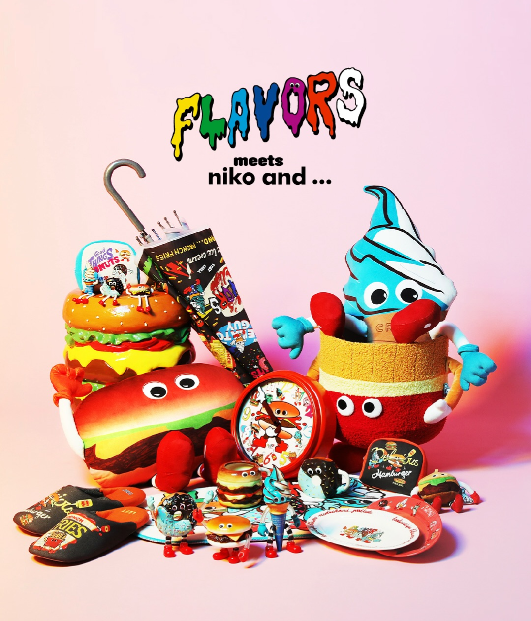 nikoand…大人気のソフビフィギュアシリーズ 「FLAVORS」との