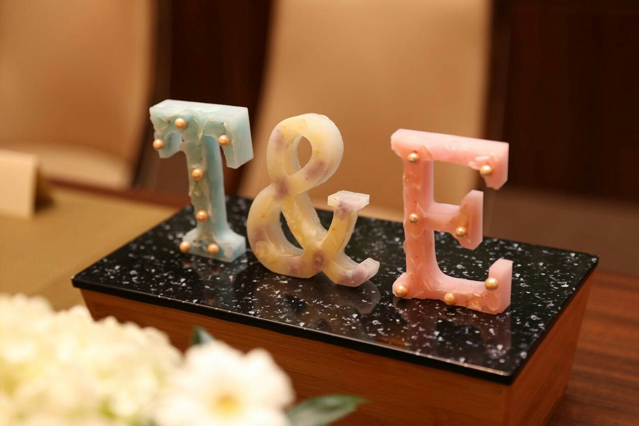 ウエルカムスペースに～「イニシャルキャンドル」の作り方