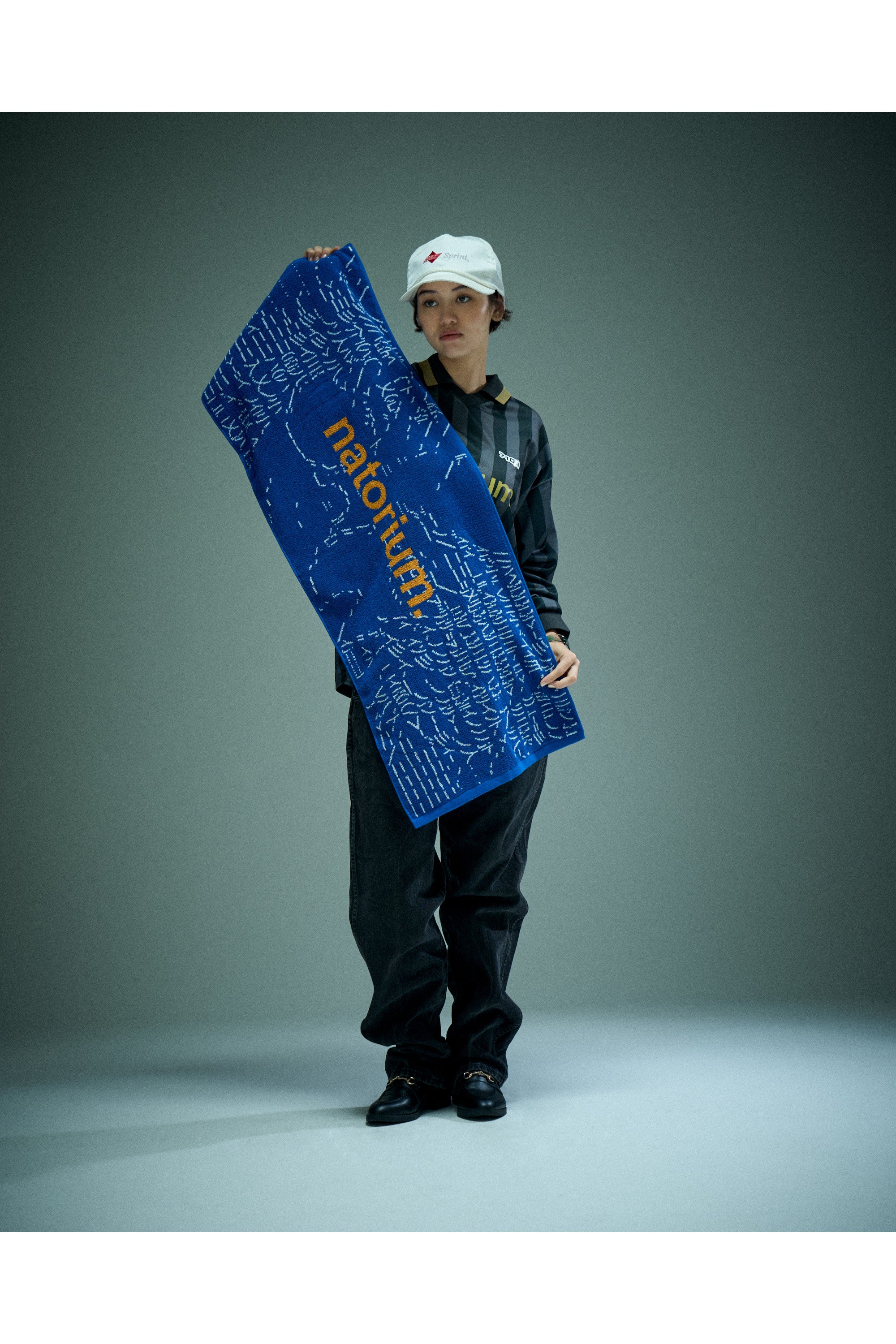 ASCII art Towel ブルー – なとり natorium. Official Store