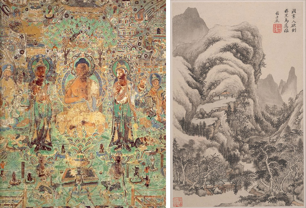 中国美術 中国絵画 仏画 山水画 文人画 花鳥画高価買取り│美術品