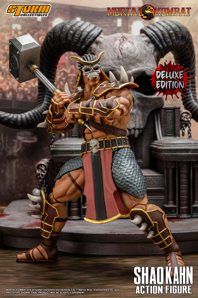 Mortal Kombat 1/12 Scale Action Figure Shao Kahn Deluxe Edition