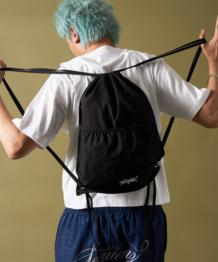 SEQUENZ 2 FACE STRING KNAPSACK / リバーシブル テック ナップサック