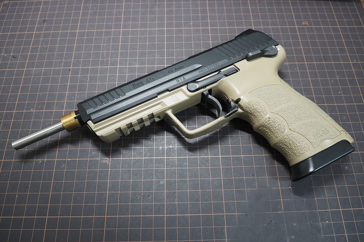 東京マルイ 電動HK45】ジョンウィック風のコンペンセイターを購入装着