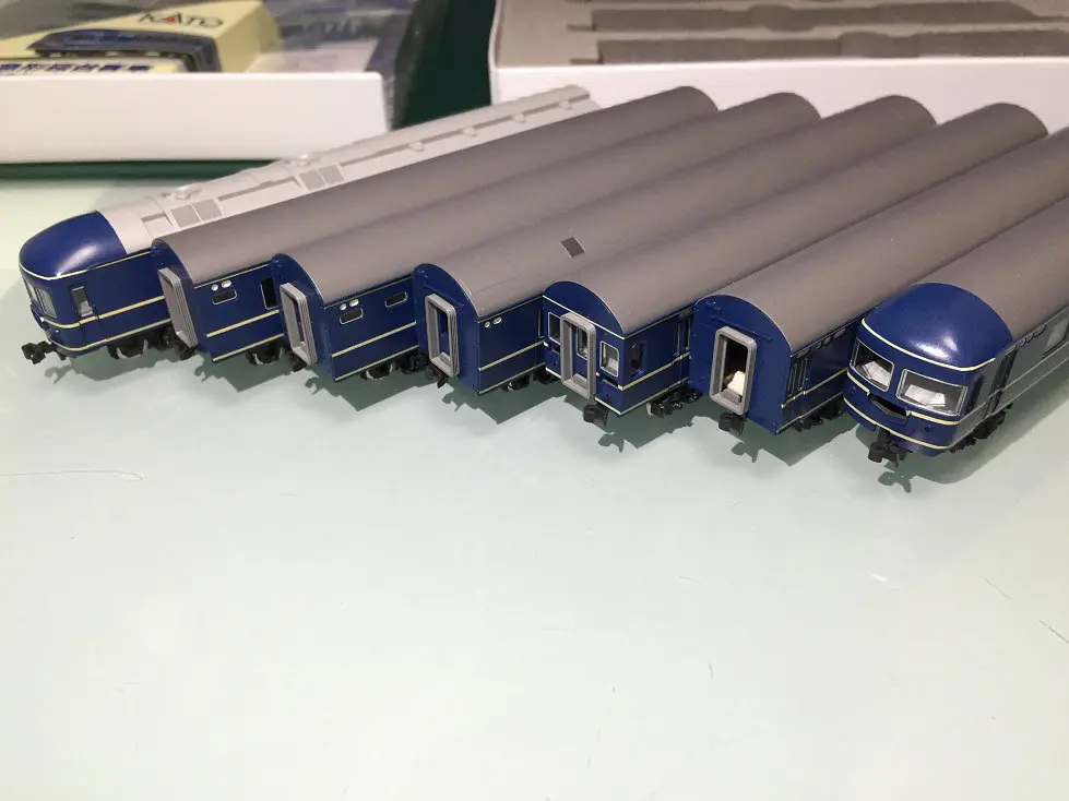 20系寝台客車を弄る。「北星」編成に仕立ててみる KATO 10-366