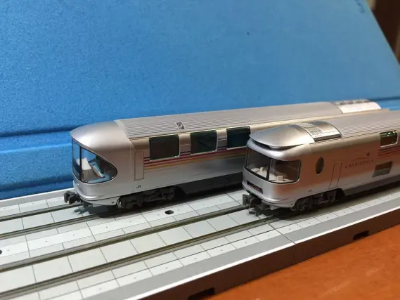 KATO E26系 カシオペア 12両セット 入線です。10-1336 | NGaugeJP