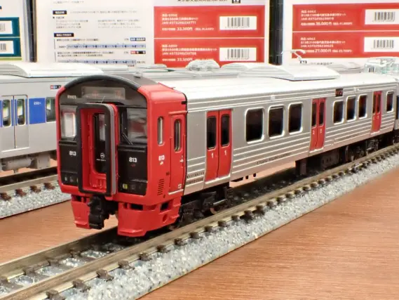 ポポンデッタ】試作品画像（都営6500形、JR九州813系3100番代、西鉄