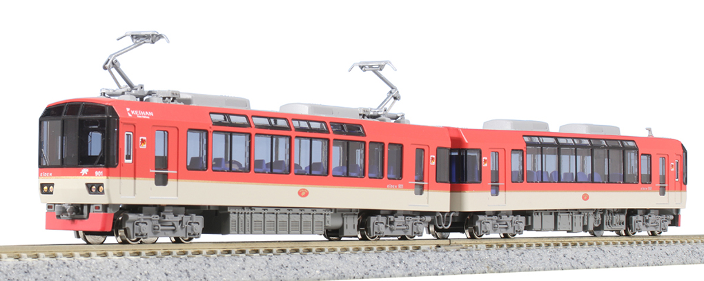 叡山電鉄900系 きらら （メープルレッド） 品番：10-1471 鉄道模型